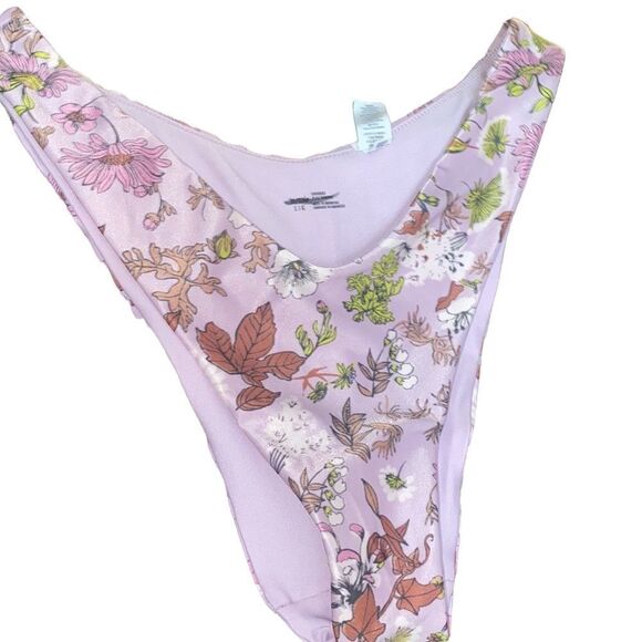 ✨ NWOT✨Aerie Printed Super High Cut Cheekiest Bikini Bottom✨ - Picture 1 of 6